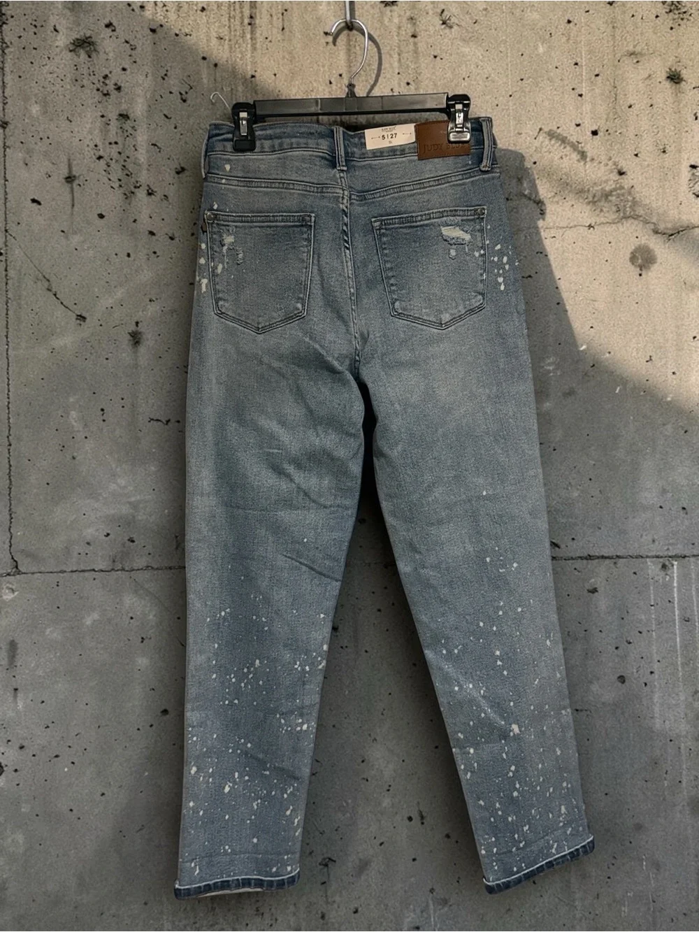 JUDY BLUE BOYFRIEND FIT. MID RISE JEANS SIZE 5/27 NWT - Picture 7 of 7